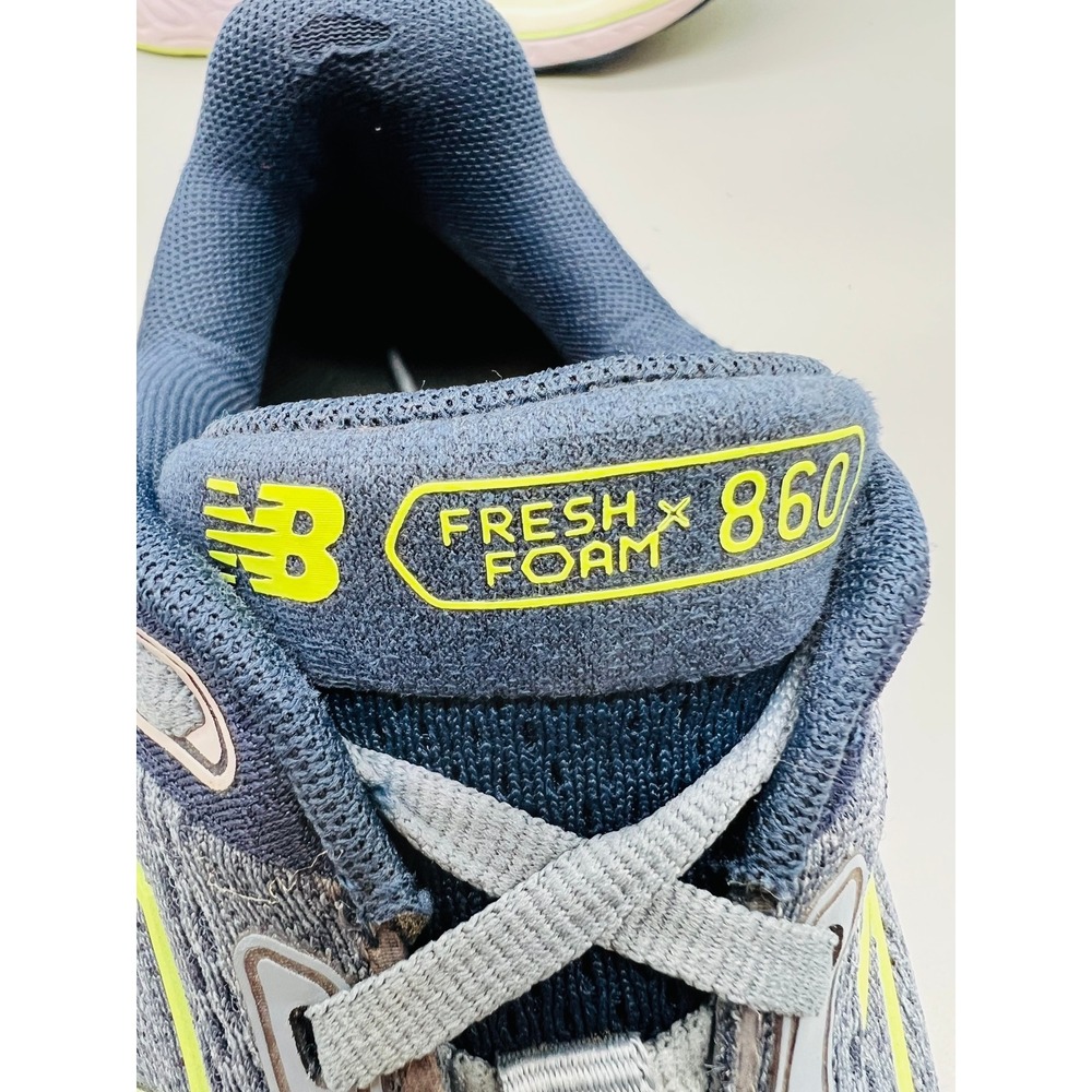 New Balance Shoes Mens 7 Blue Fresh Foam X 860 Stability Running Sneakers - Picture 10 of 11
